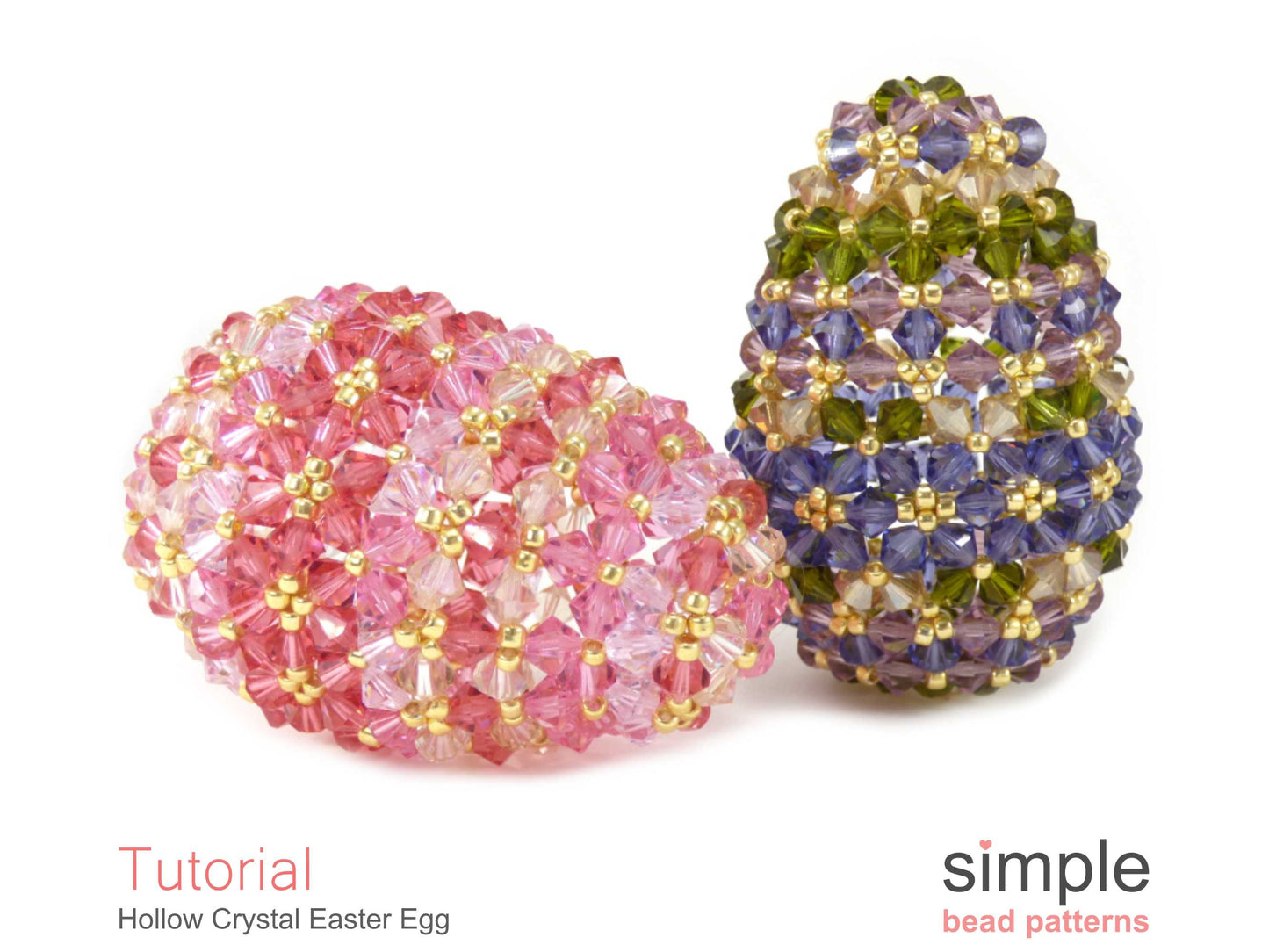 Hollow Crystal Easter Egg Beading Pattern