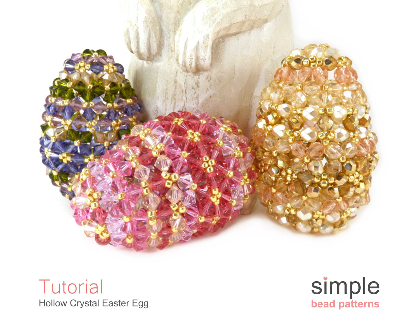 Hollow Crystal Easter Egg Beading Pattern