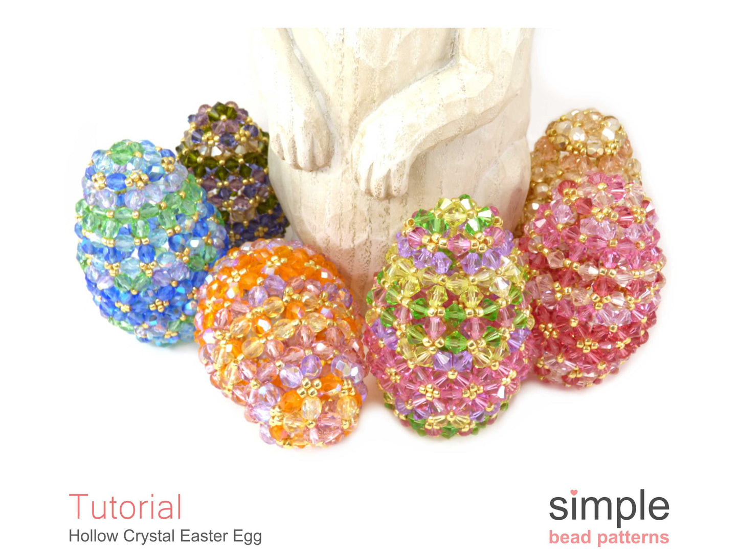 Hollow Crystal Easter Egg Beading Pattern