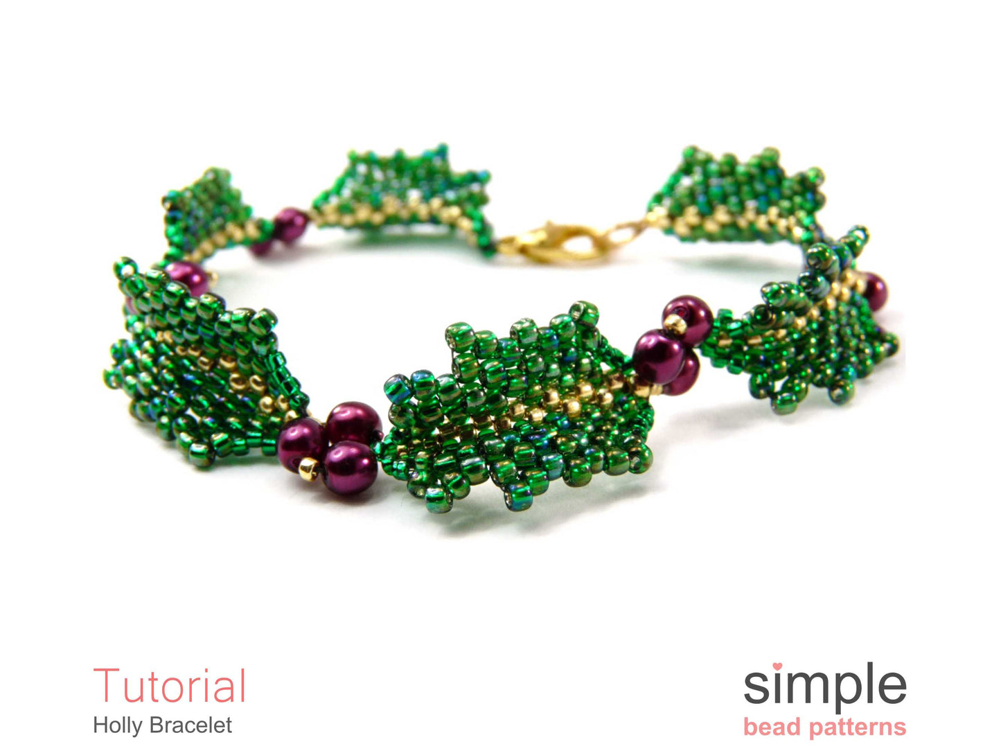Holly Bracelet Beading Pattern