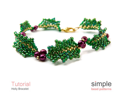 Holly Bracelet Beading Pattern