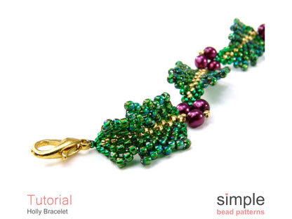 Holly Bracelet Beading Pattern