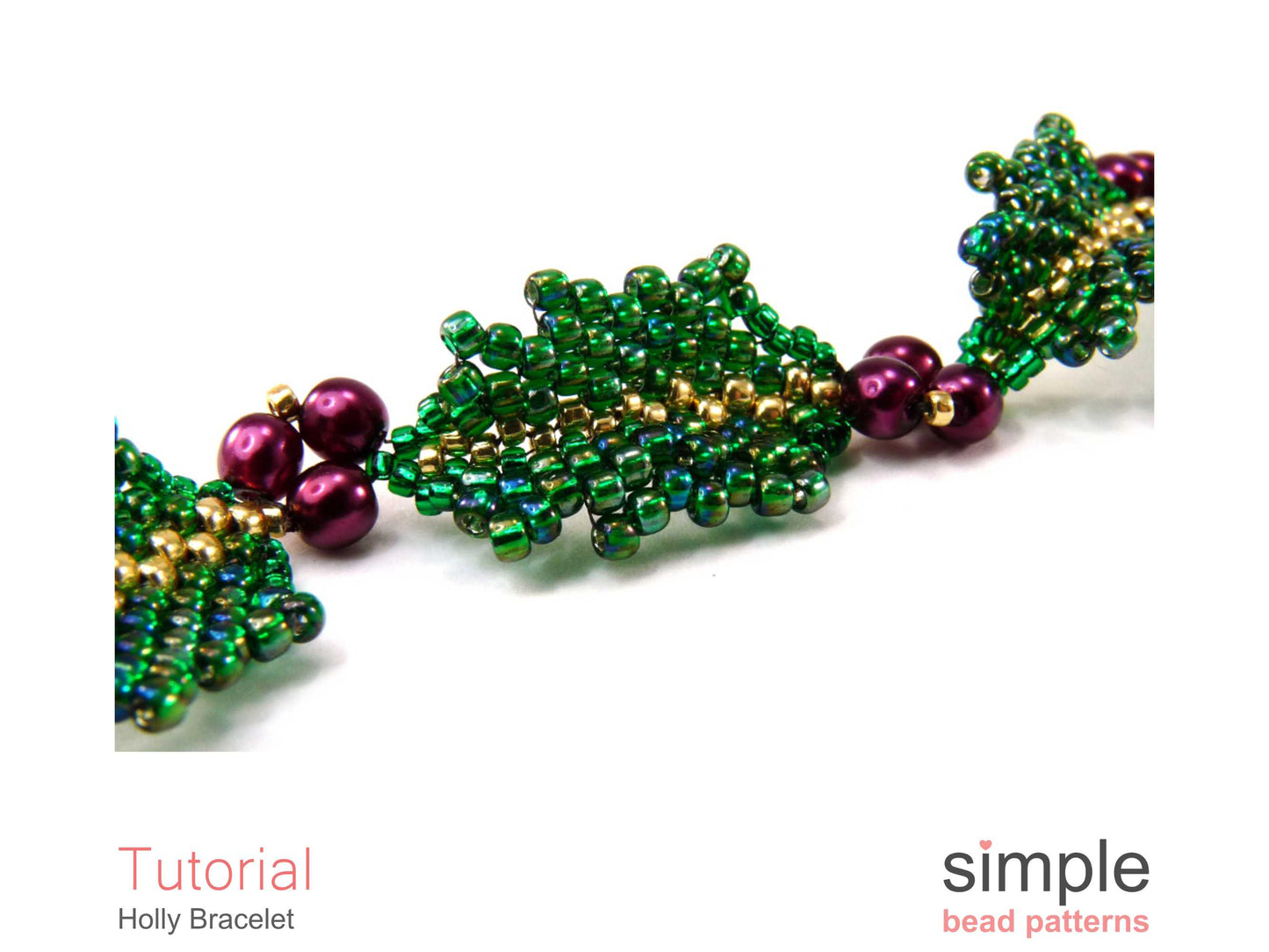 Holly Bracelet Beading Pattern