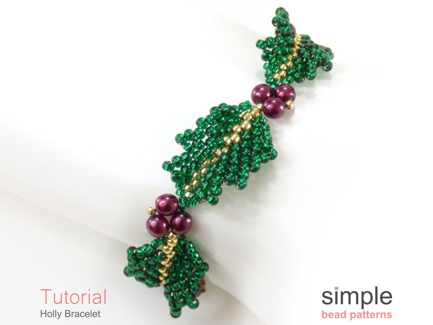Holly Bracelet Beading Pattern