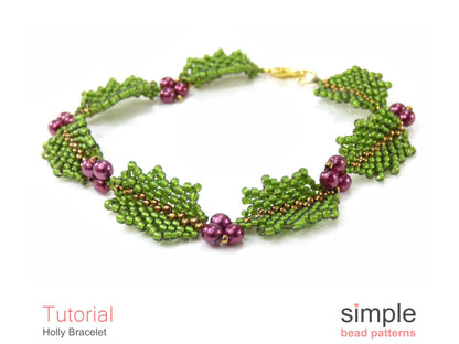 Holly Bracelet Beading Pattern