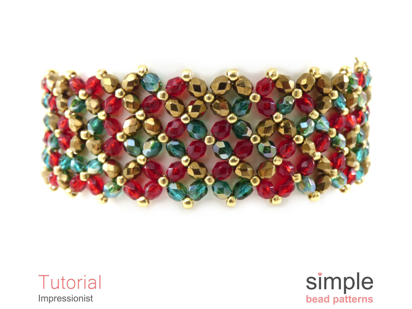 Impressionist Bracelet Beading Pattern