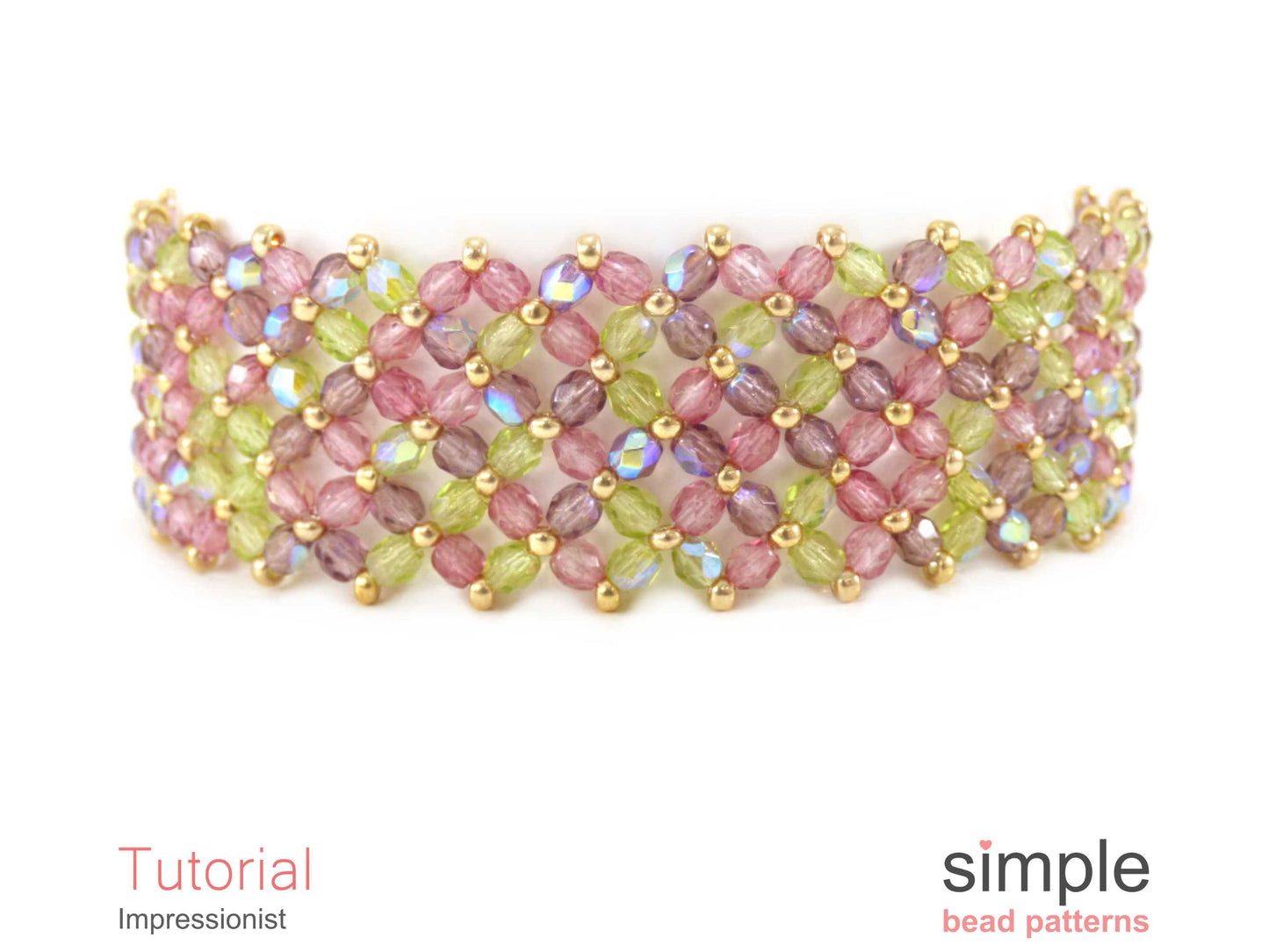 Impressionist Bracelet Beading Pattern
