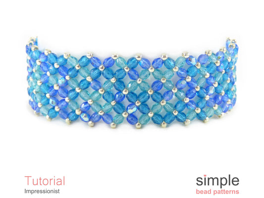 Impressionist Bracelet Beading Pattern