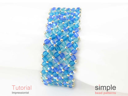 Impressionist Bracelet Beading Pattern