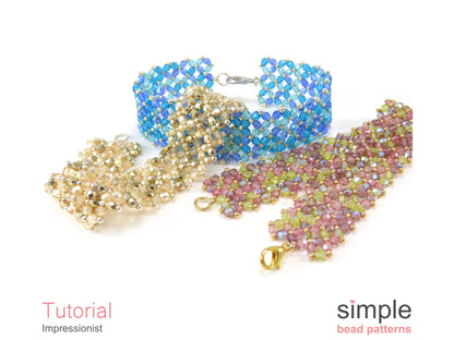 Impressionist Bracelet Beading Pattern
