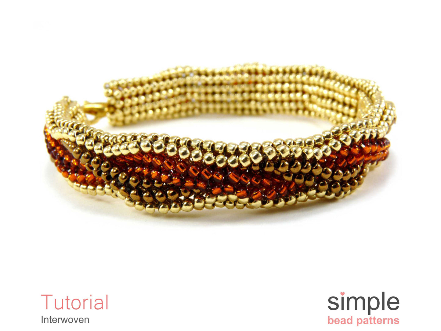 Interwoven Bracelet Beading Pattern