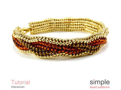 Interwoven Bracelet Beading Pattern