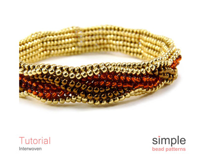 Interwoven Bracelet Beading Pattern