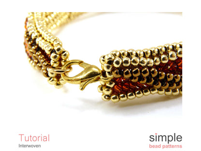 Interwoven Bracelet Beading Pattern