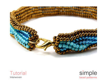 Interwoven Bracelet Beading Pattern
