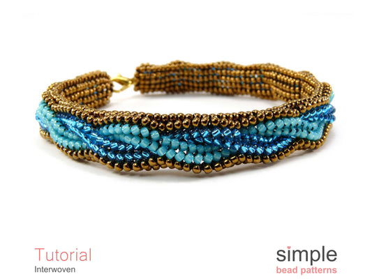 Interwoven Bracelet Beading Pattern