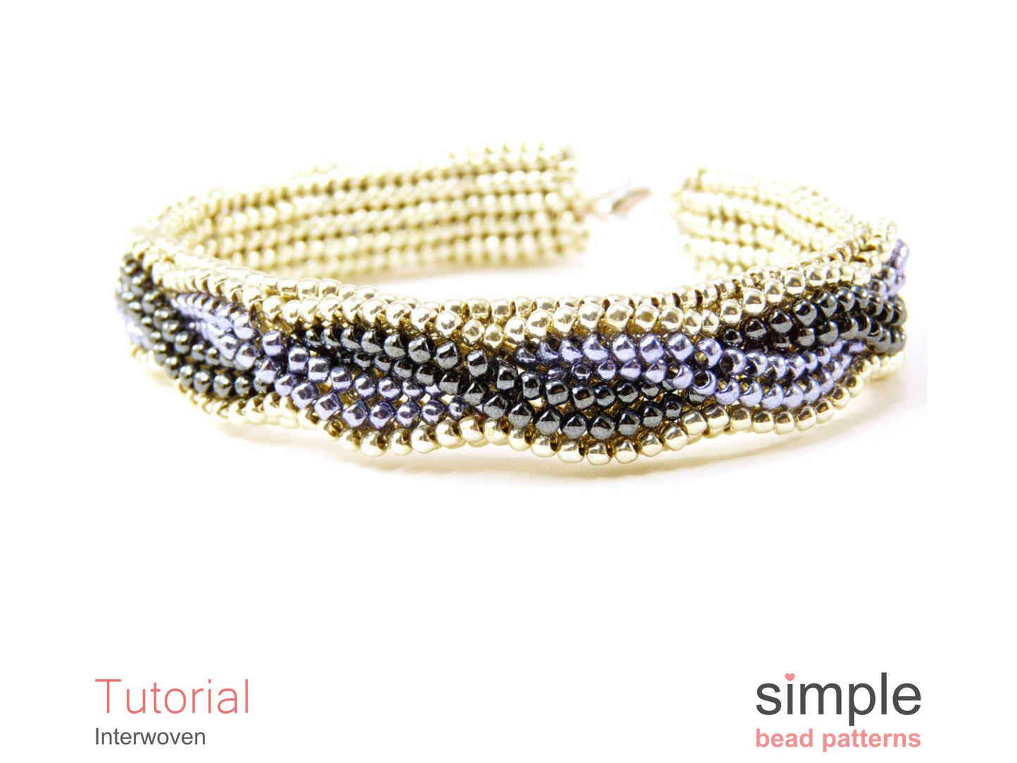 Interwoven Bracelet Beading Pattern