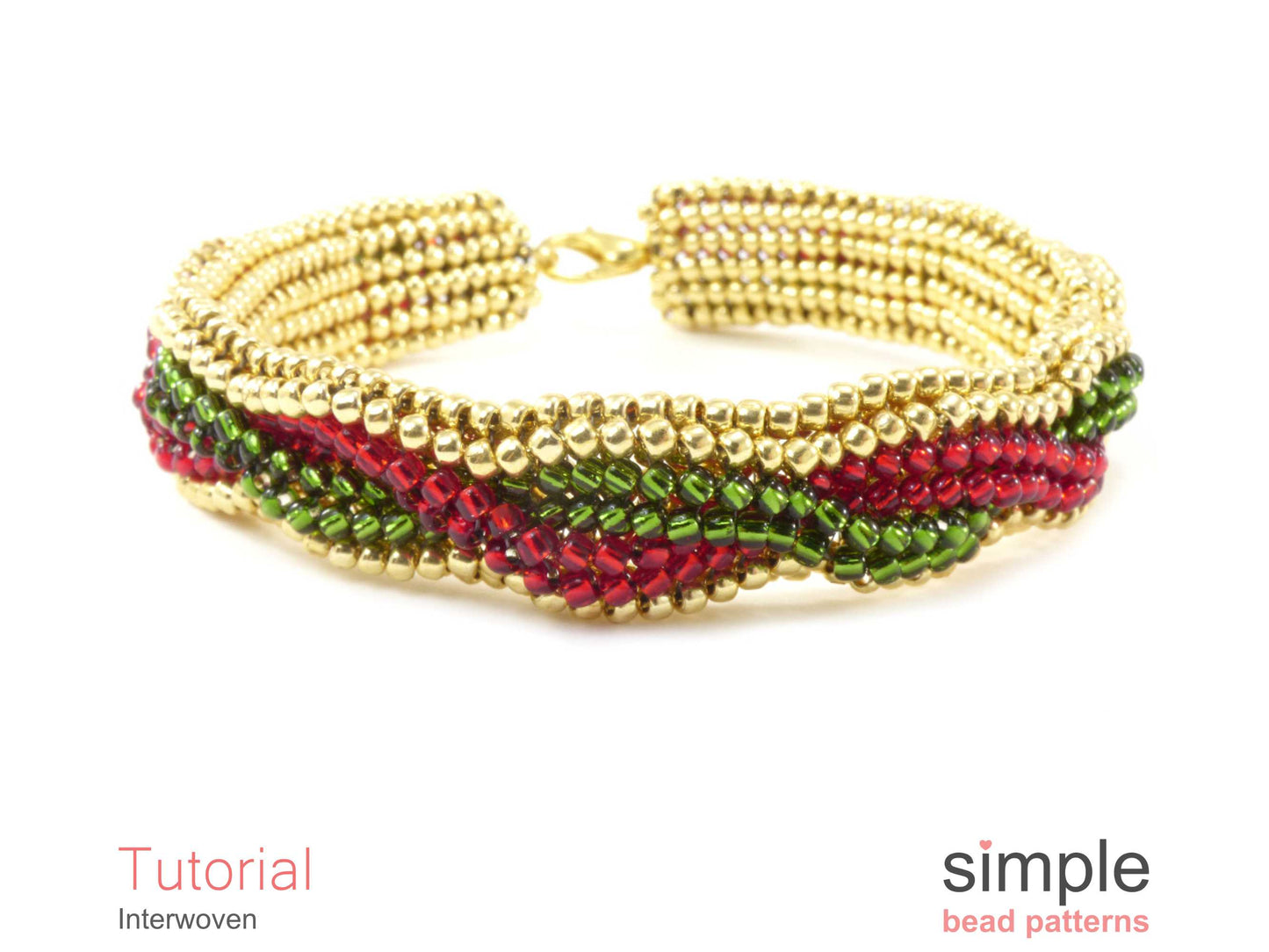 Interwoven Bracelet Beading Pattern