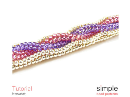 Interwoven Bracelet Beading Pattern