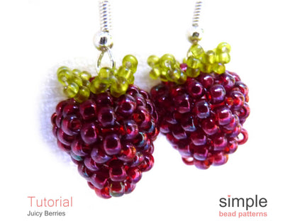 Juicy Berry Earrings Beading Pattern