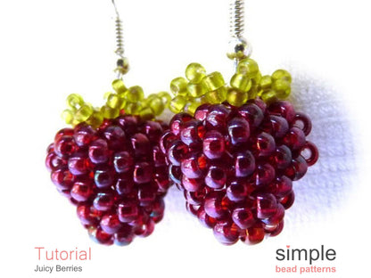 Juicy Berry Earrings Beading Pattern