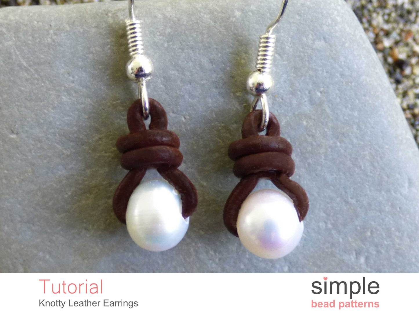 Knotty Leather Earrings Tutorial
