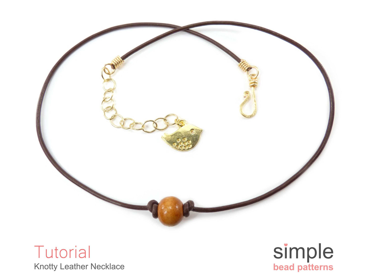 Knotty Leather Necklace Tutorial