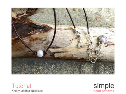 Knotty Leather Necklace Tutorial