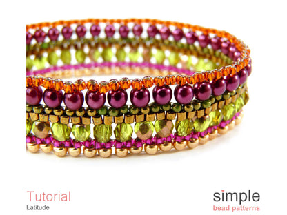 Latitude Bracelet Beading Pattern