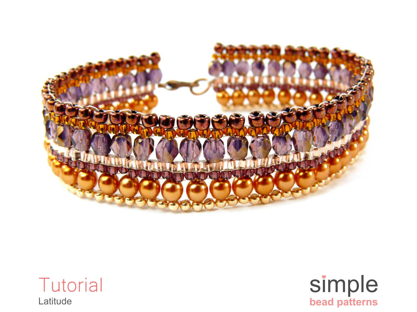 Latitude Bracelet Beading Pattern