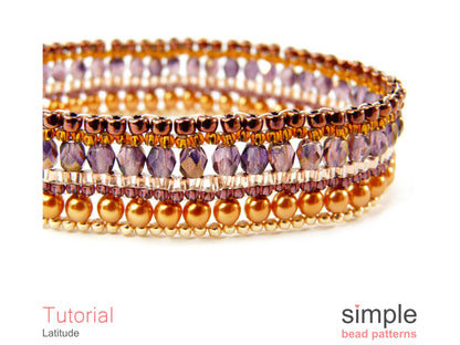 Latitude Bracelet Beading Pattern