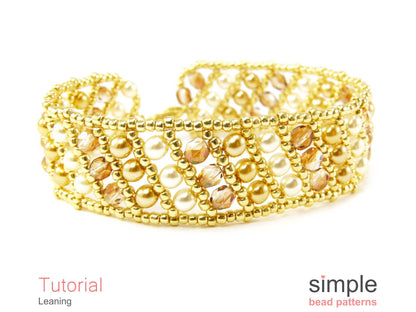 Leaning Bracelet Beading Pattern