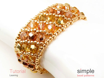Leaning Bracelet Beading Pattern