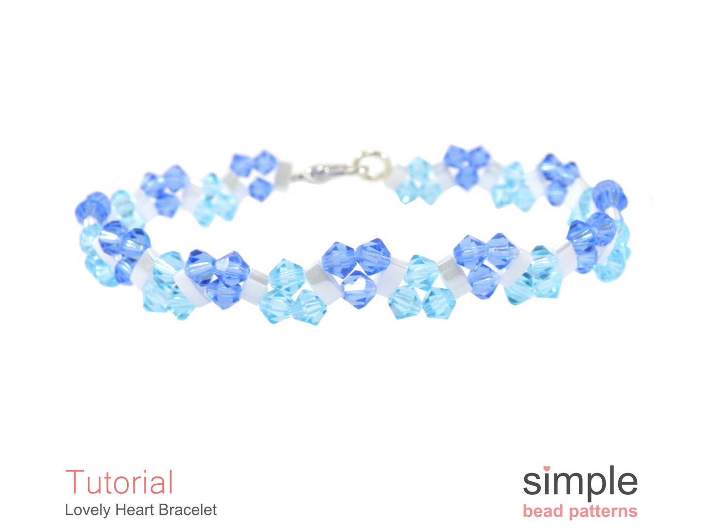 Lovely Heart Bracelet Beading Pattern