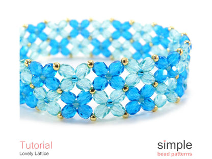 Lovely Lattice Bracelet Beading Pattern