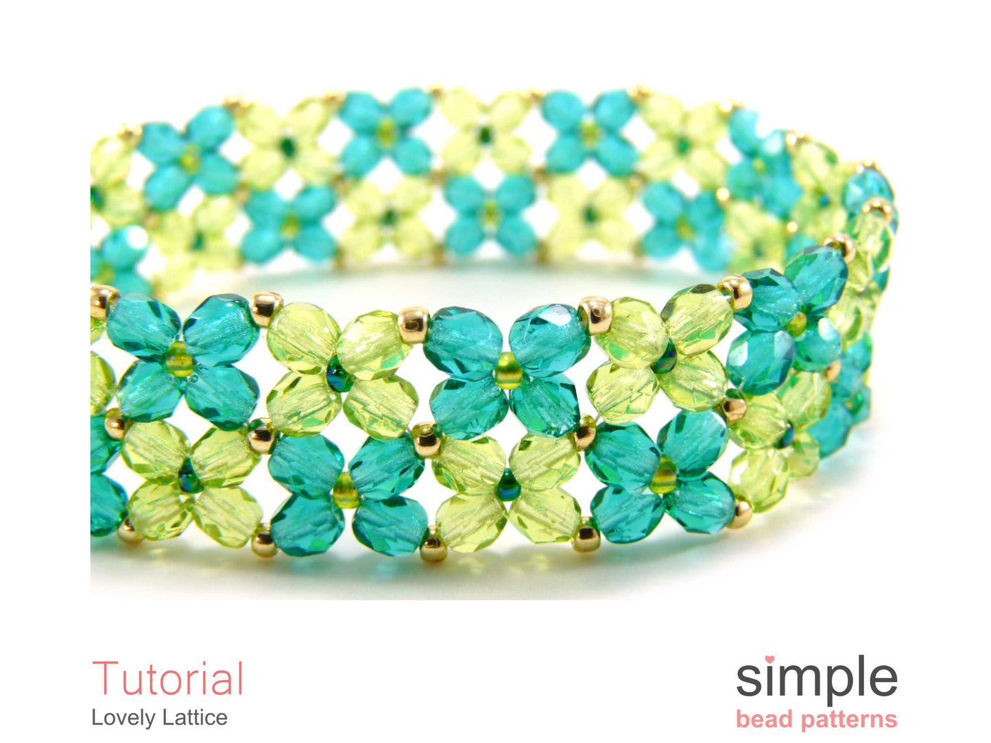 Lovely Lattice Bracelet Beading Pattern