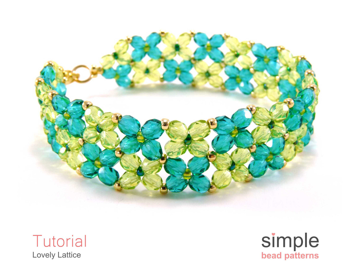 Lovely Lattice Bracelet Beading Pattern