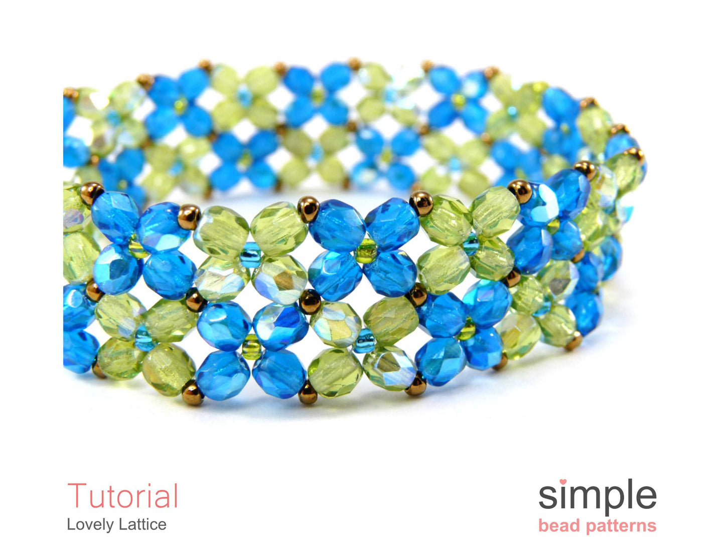 Lovely Lattice Bracelet Beading Pattern