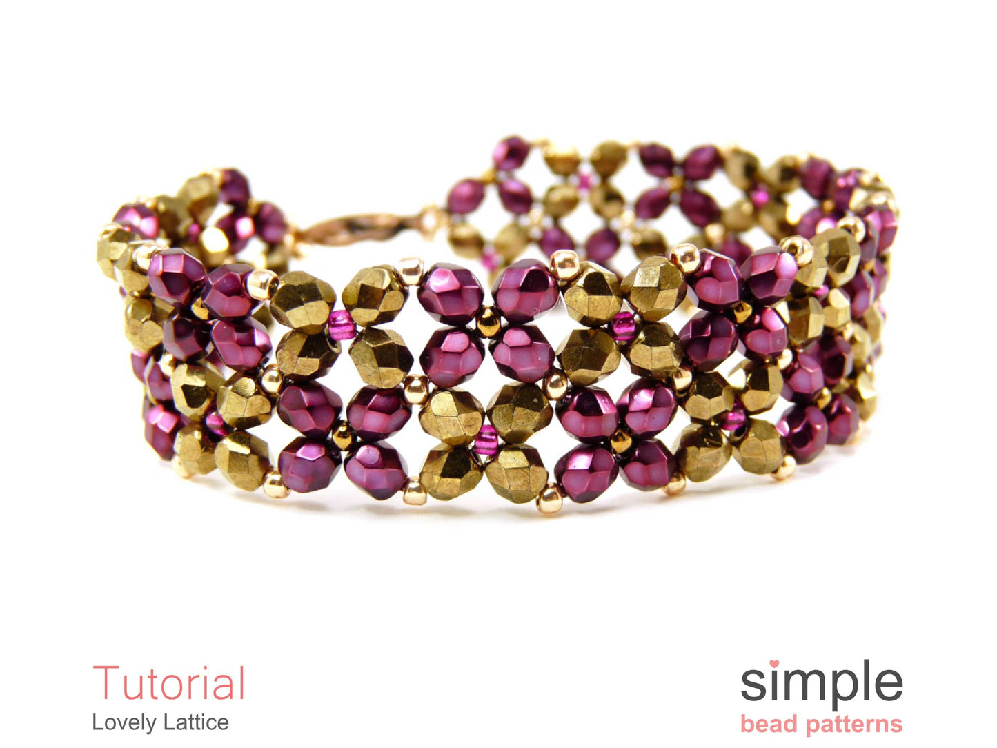 Lovely Lattice Bracelet Beading Pattern
