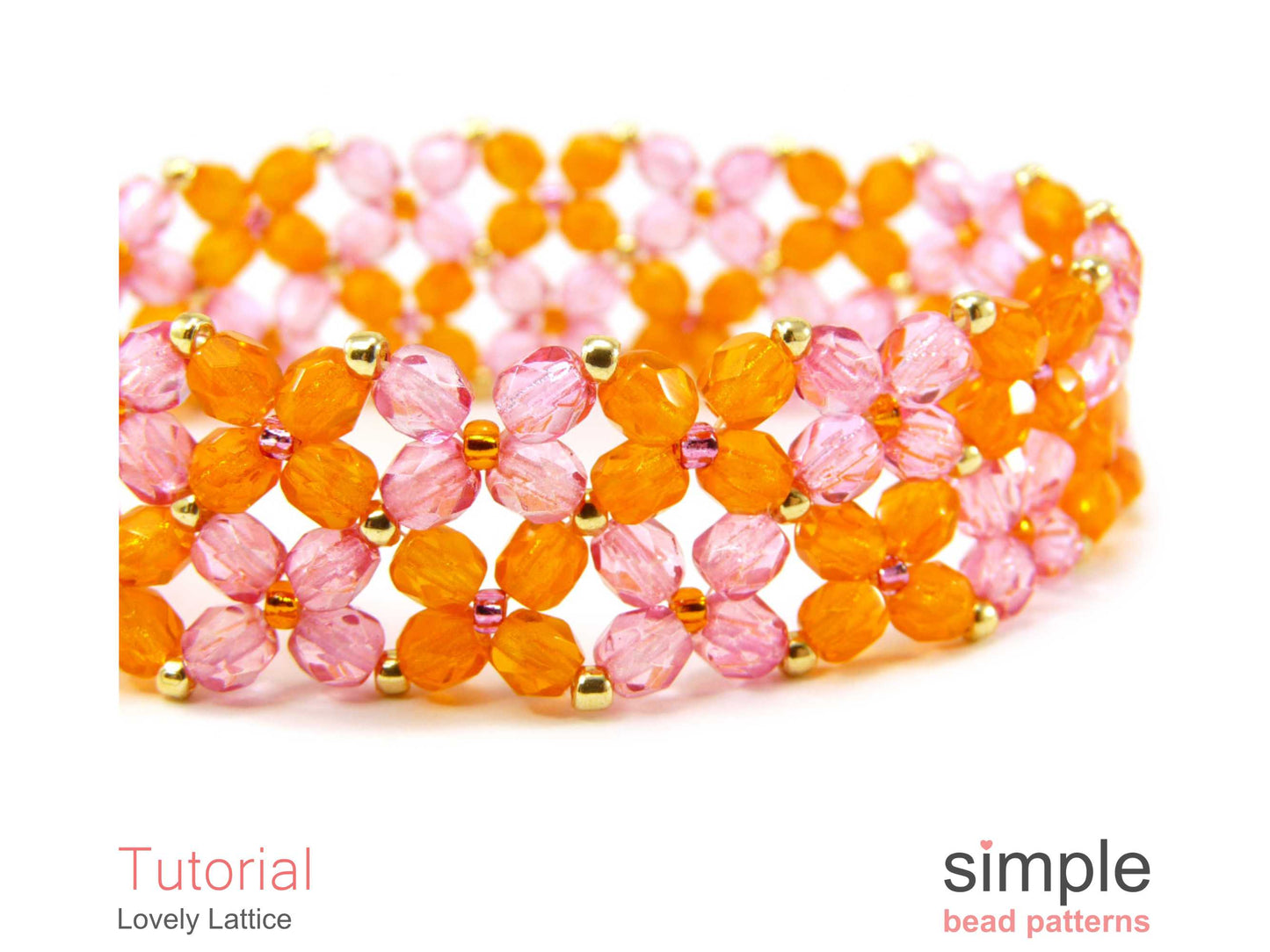 Lovely Lattice Bracelet Beading Pattern