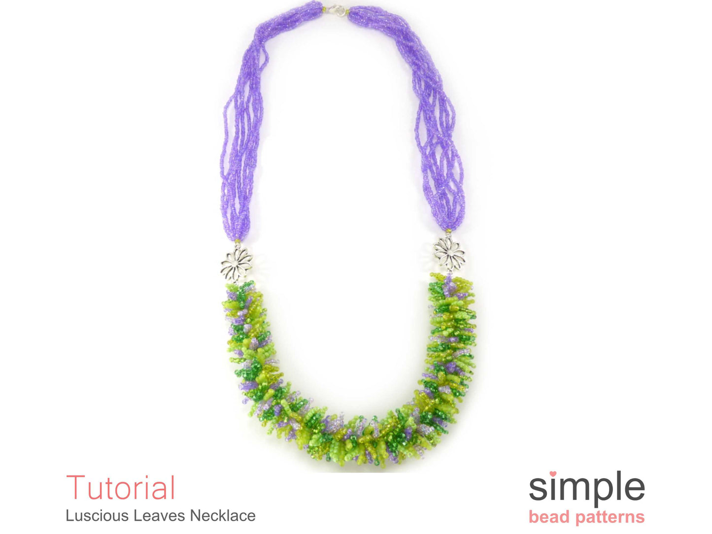 Luscious Leaves Necklace Beading Pattern