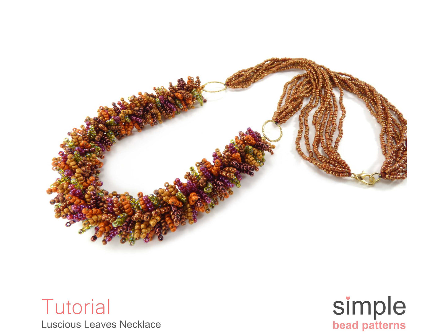 Luscious Leaves Necklace Beading Pattern