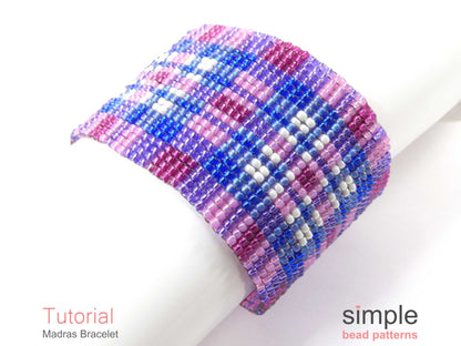 Madras Bracelet Beading Pattern
