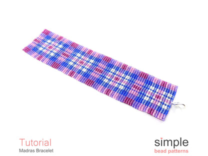 Madras Bracelet Beading Pattern