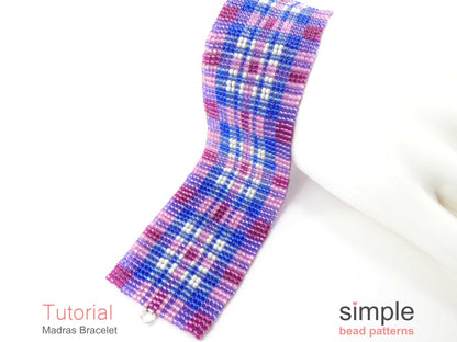 Madras Bracelet Beading Pattern