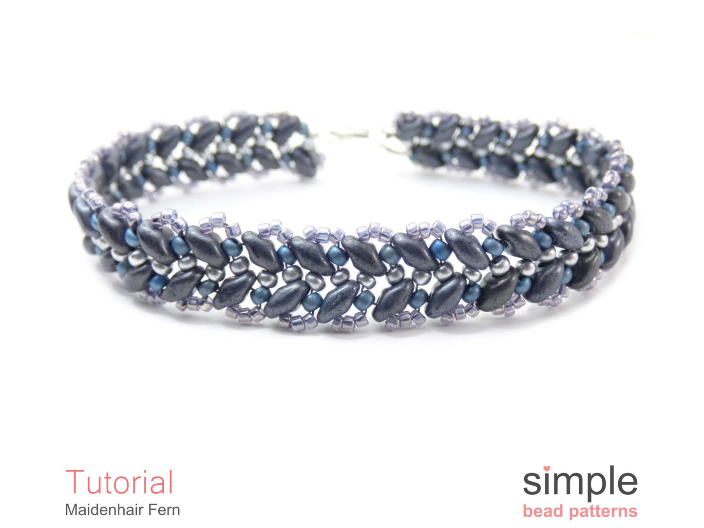 Maidenhair Fern Bracelet Beading Pattern