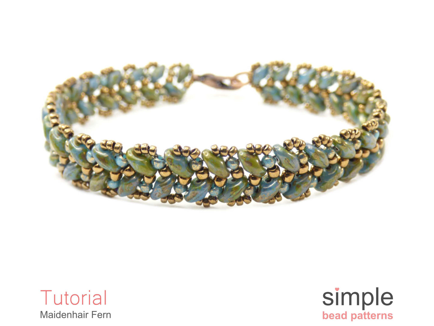 Maidenhair Fern Bracelet Beading Pattern