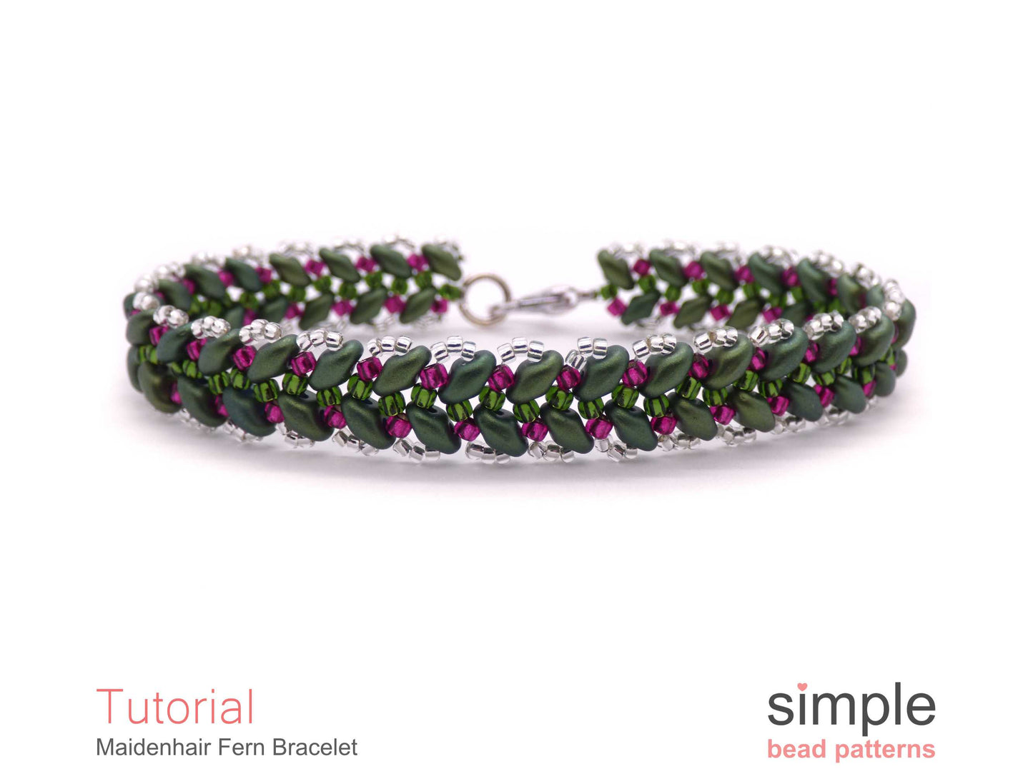Maidenhair Fern Bracelet Beading Pattern