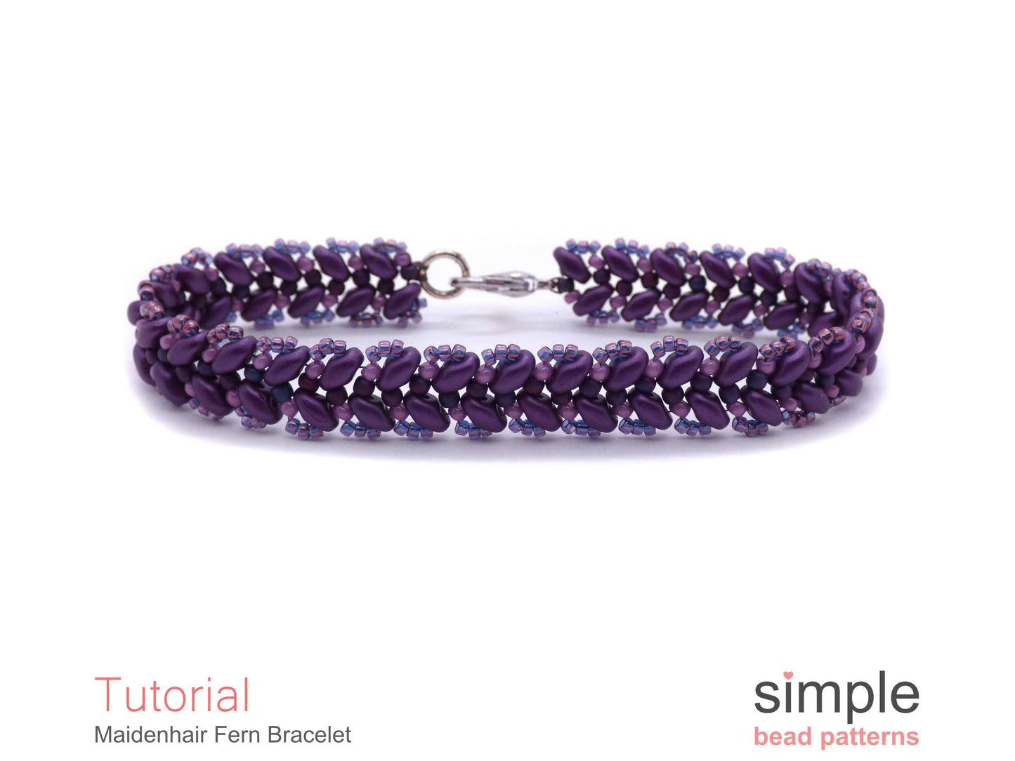 Maidenhair Fern Bracelet Beading Pattern