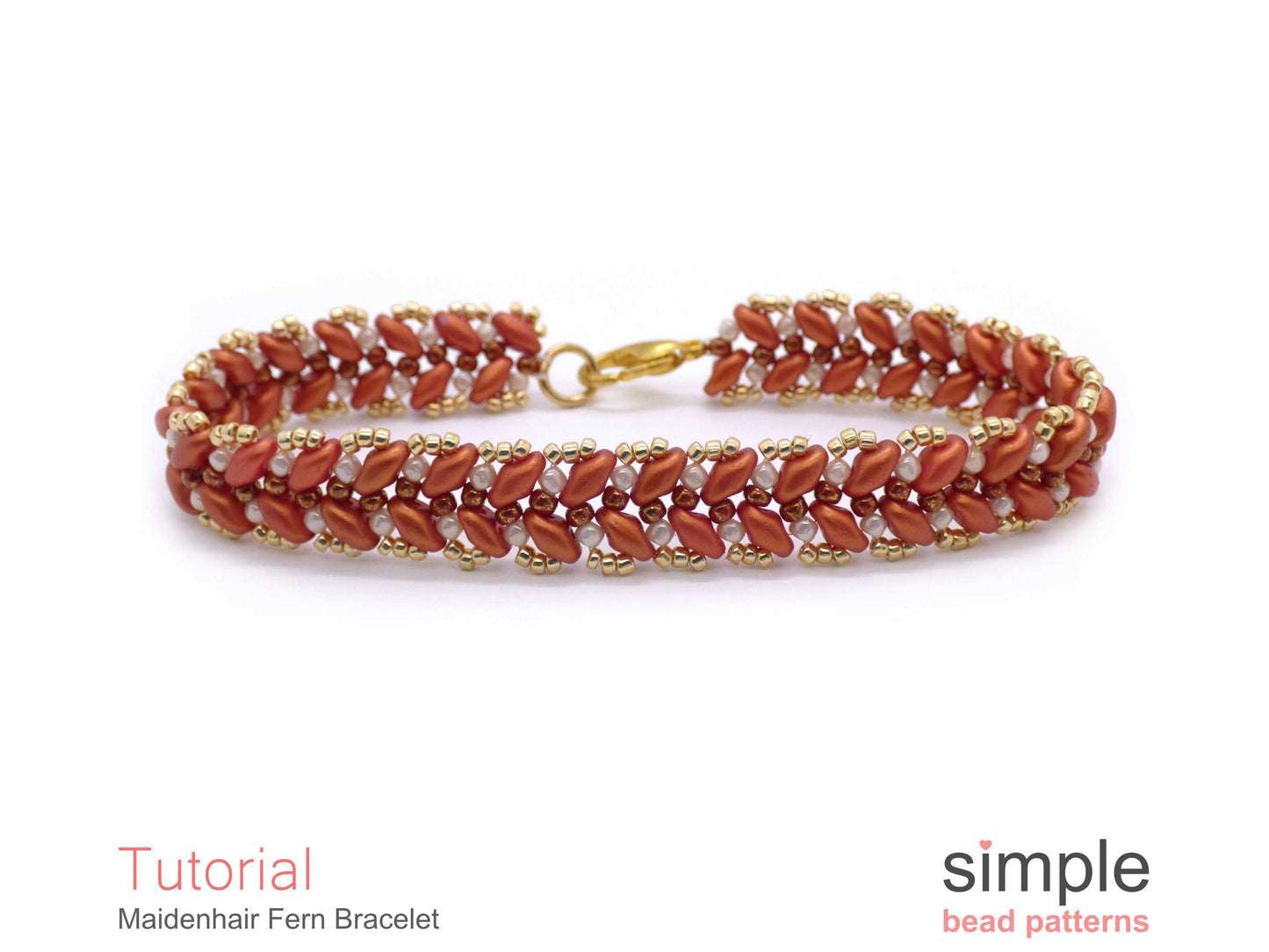 Maidenhair Fern Bracelet Beading Pattern